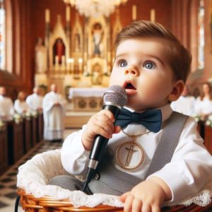 ‘A true miracle’: A 6-month-old baby starts singing inside a church. Everybody enjoyed it