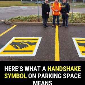 A new symbol is showing up on some parking spaces!Check Comments 👇