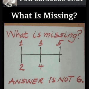 RIDDLE: What Is Missing?