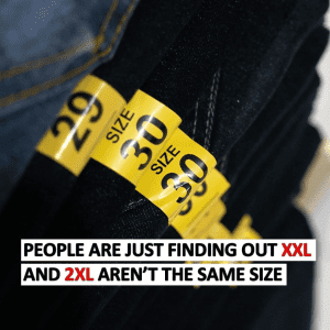 People Shocked After Figuring Out That XXL and 2XL Aren’t The Same Size