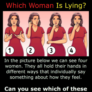 Which Woman Is Lying? Riddle