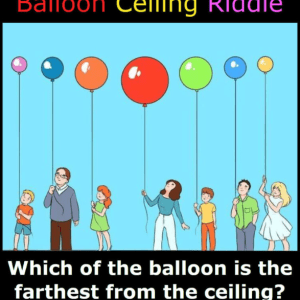 Balloon Ceiling Riddle