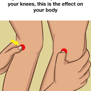 If you rub these 2 points behind your knees, this is the effect on your body.