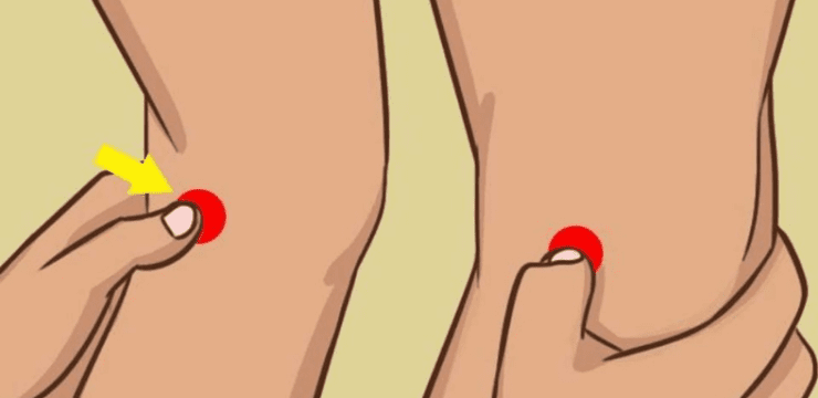 If you rub these 2 points behind your knees, this is the effect on your body.