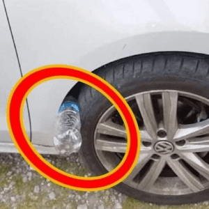 If You See A Plastic Bottle On Your Tire, Be Warned